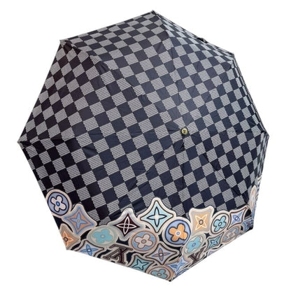 VIP/GWP Damier Azur Multicolor Monogram Umbrella with Box
