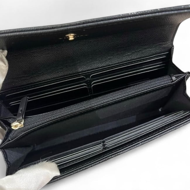 VIP/GWP Black Quilted Le Boy Wallet - Image 6