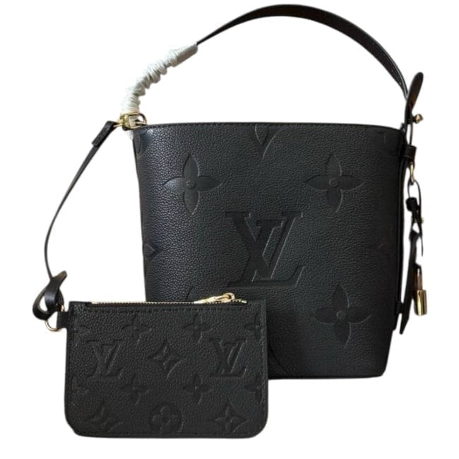 VIP/GWP Black Monogram Bucket Bag - Image 1