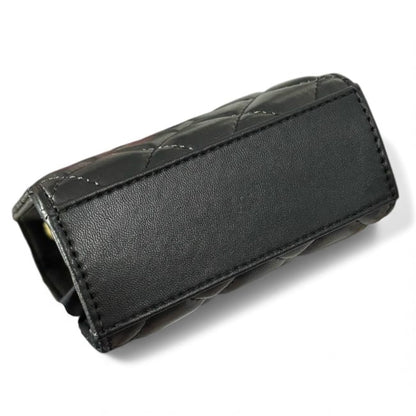 VIP/GWP Black Quilted Phone Holder Clutch - Image 7