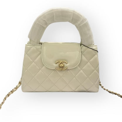 VIP/GWP White 23K Kelly Mini Shopping Bag - Image 3
