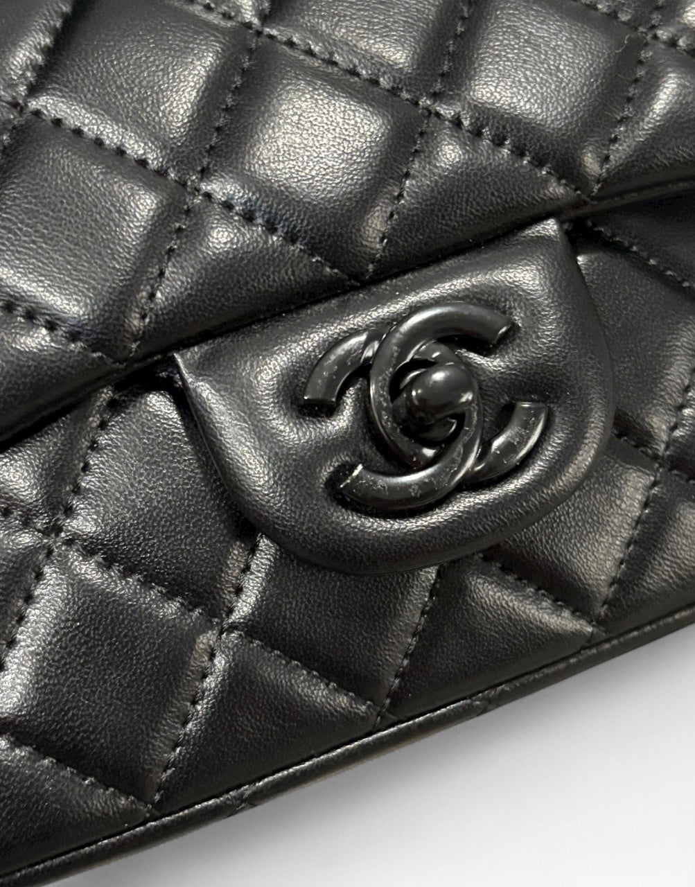 VIP/GWP Black Quilted Mini Top Handle Flap - Image 4