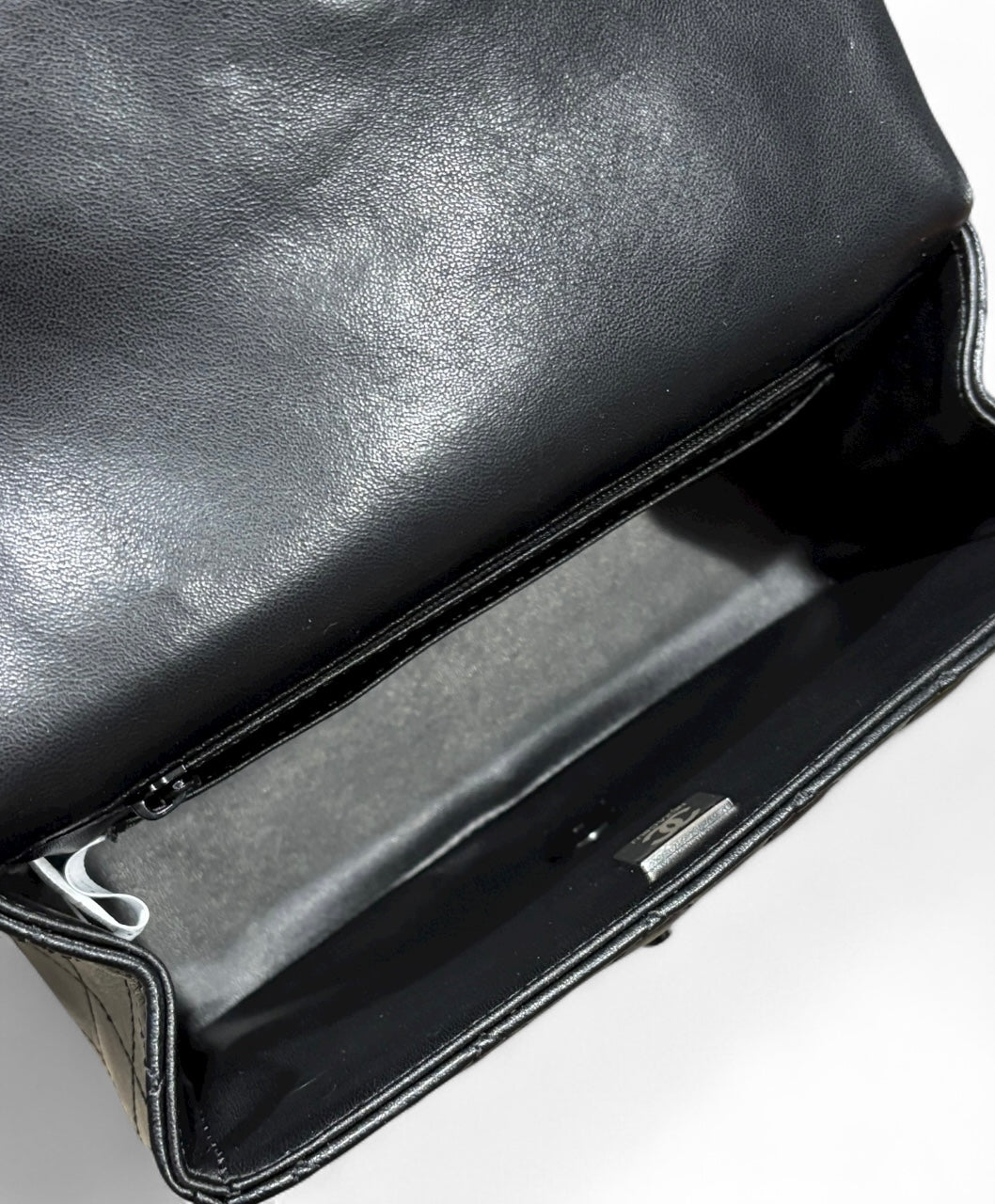 VIP/GWP Black Quilted Mini Top Handle Flap - Image 8