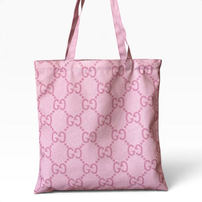 VIP/GWP Pink GG Monogram Canvas Shopper Tote - Image 2