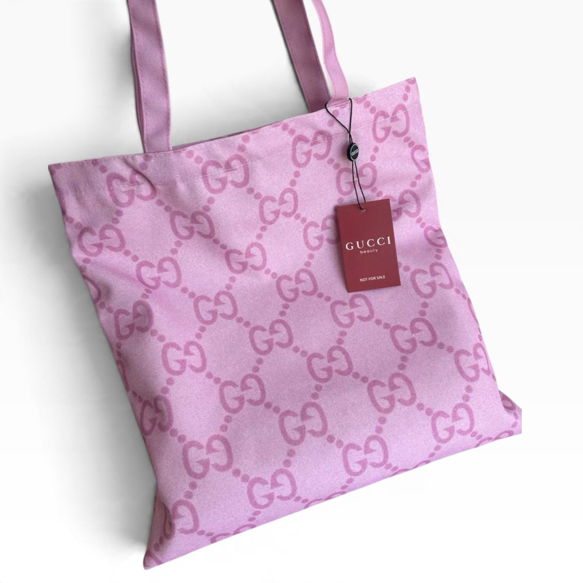 VIP/GWP Pink GG Monogram Canvas Shopper Tote - Image 3