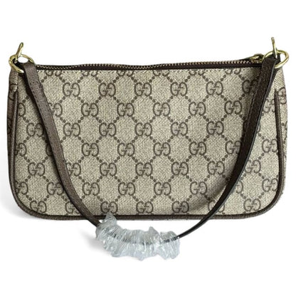 VIP/GWP Beige Brown GG Monogram Shoulder Bag - Image 3