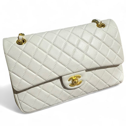VIP/GWP Beige Double Flap Bag with Box