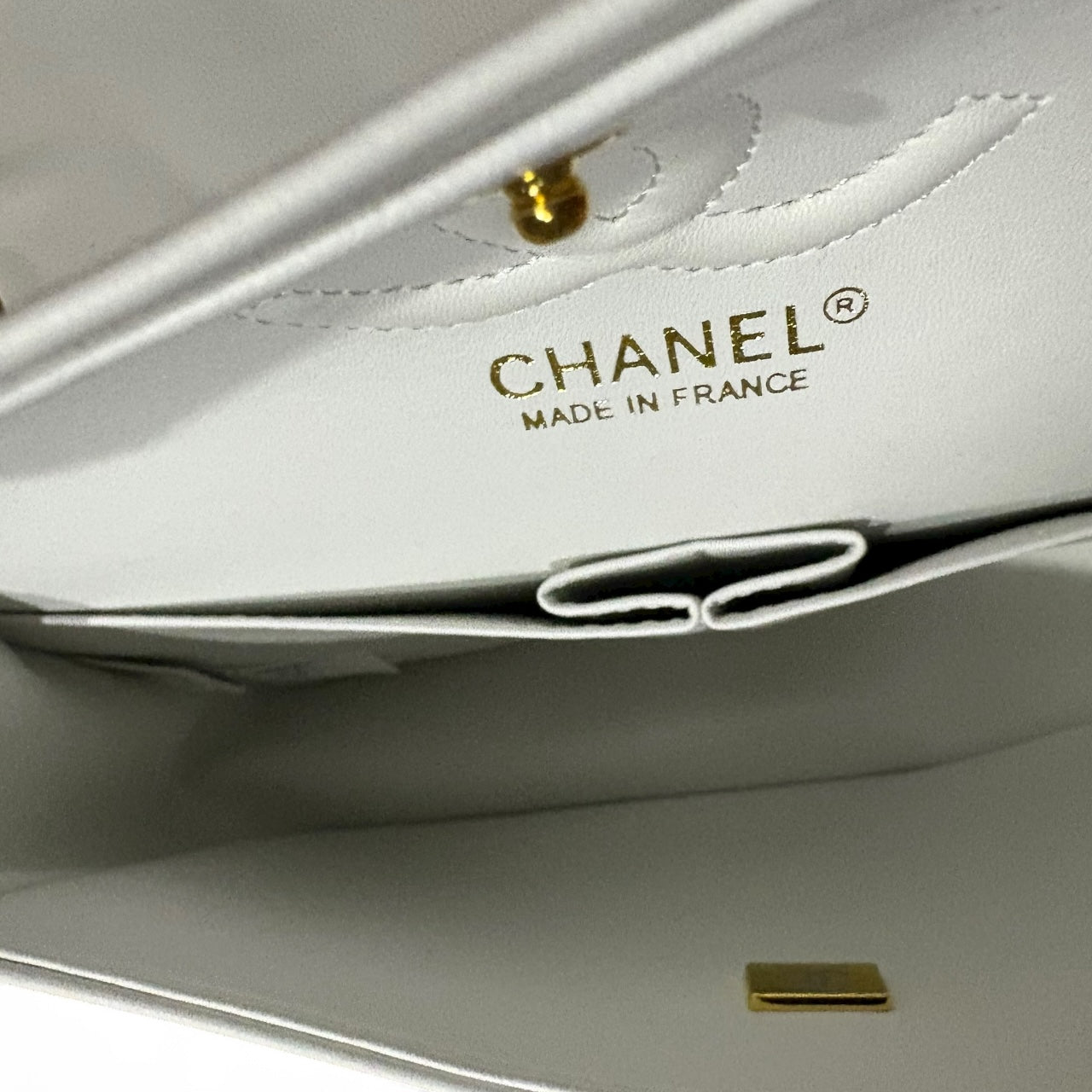VIP/GWP Beige Double Flap Bag with Box
