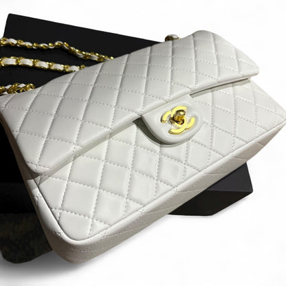 VIP/GWP Beige Double Flap Bag with Box