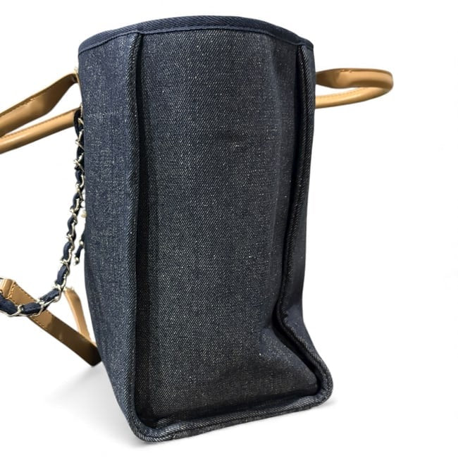 VIP/GWP Denim Deauville Pearl Logo Bag