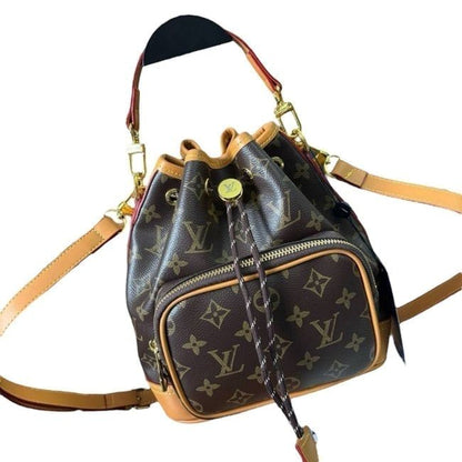 VIP/GWP Brown Monogram Noe Cargo G69 Backpack with Box