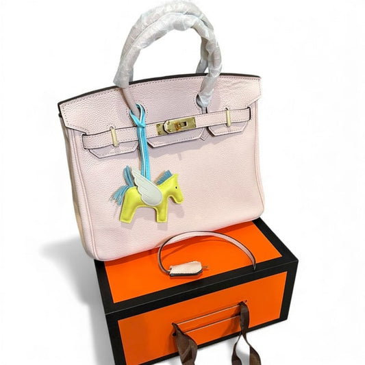 VIP/GWP Powder Pink Birkin Bag with Lock, Key & Box