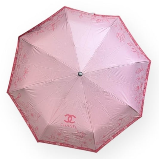 VIP/GWP Pink Floral Umbrella with Sleeve