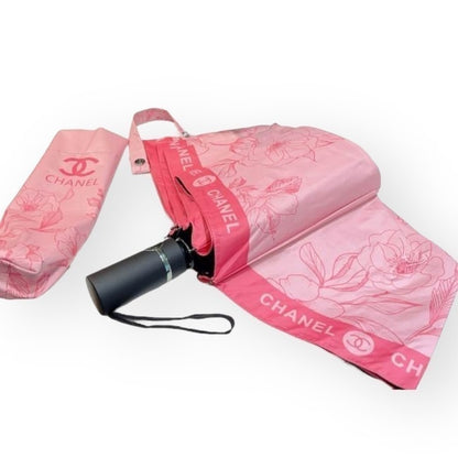 VIP/GWP Pink Floral Umbrella with Sleeve