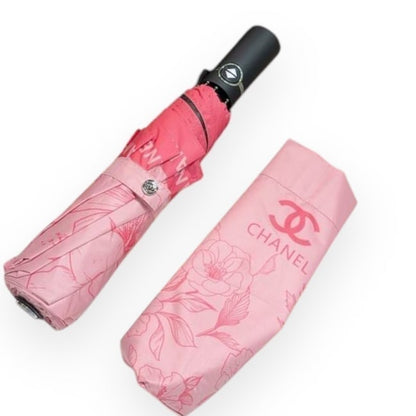 VIP/GWP Pink Floral Umbrella with Sleeve