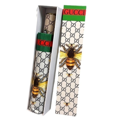 VIP/GWP White Signature Bee Umbrella with Sleeve & Box