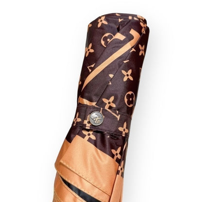 VIP/GWP Brown Monogram Umbrella with Box