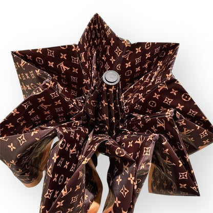 VIP/GWP Brown Monogram Umbrella with Box