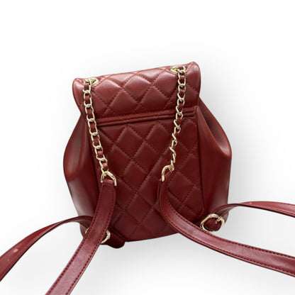 VIP/GWP Red Quilted Backpack with Gift Bag