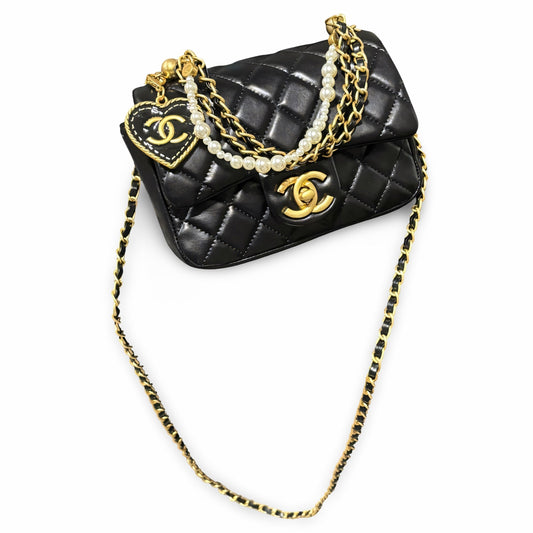 VIP/GWP Pearl Quilted Charm with Box