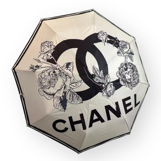 VIP/GWP White Floral Umbrella with Box