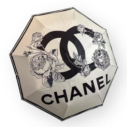 VIP/GWP White Floral Umbrella with Box