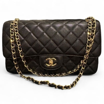 VIP/GWP Black Quilted Classic Flap Bag