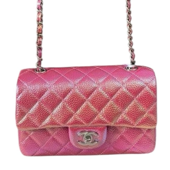 VIP/GWP Hot Pink Quilted Flap Bag with Box