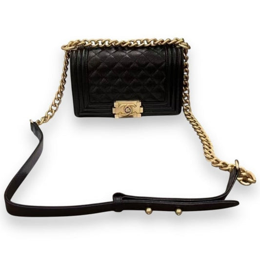 VIP/GWP Black Le Boy Quilted Bag with Box