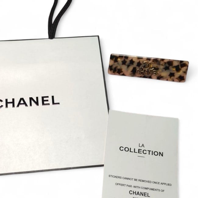 VIP/GWP Animal Print Long Rectangle Hair Clip