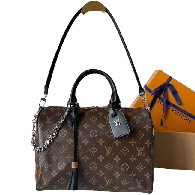 VIP/GWP Brown Mono Speedy 30 Bag with Bag
