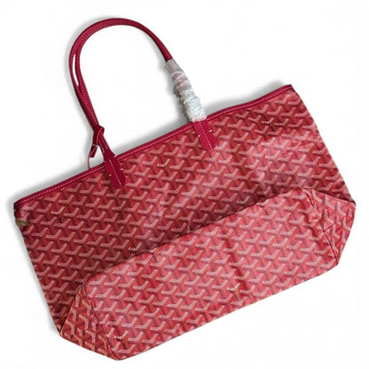 VIP/GWP Red St Louis Mono Tote Bag with Bag
