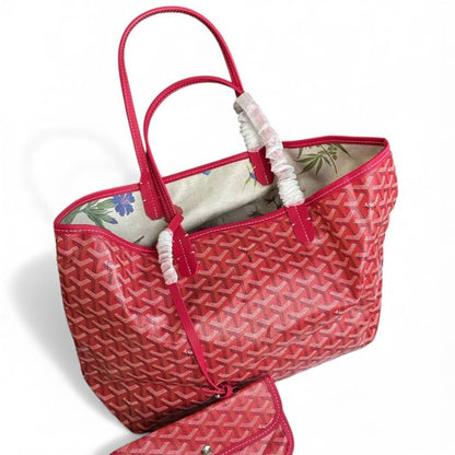 VIP/GWP Red St Louis Mono Tote Bag with Bag