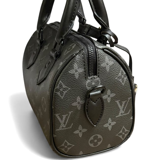 VIP/GWP Black Monogram Speedy Bag with Box