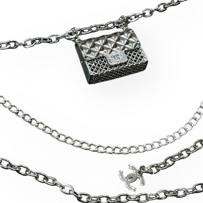 VIP/GWP Silver Chain Belt with Gift Bag