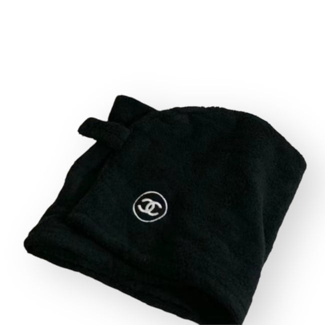 VIP/GWP Black Hair Towel with Box