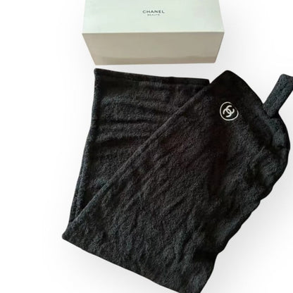 VIP/GWP Black Hair Towel with Box