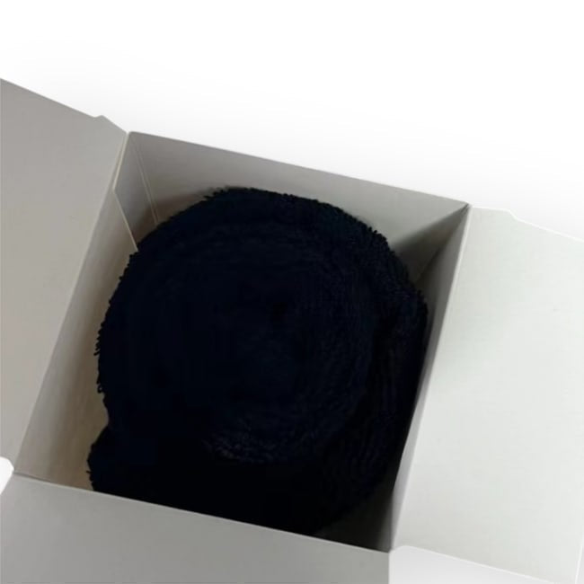VIP/GWP Black Hair Towel with Box