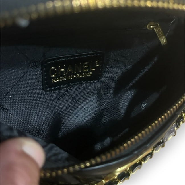 VIP/GWP Black Quilted Belt with Box
