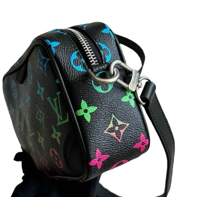 VIP/GWP Black Monogram Camera Bag with Box