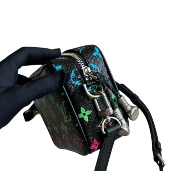 VIP/GWP Black Monogram Camera Bag with Box