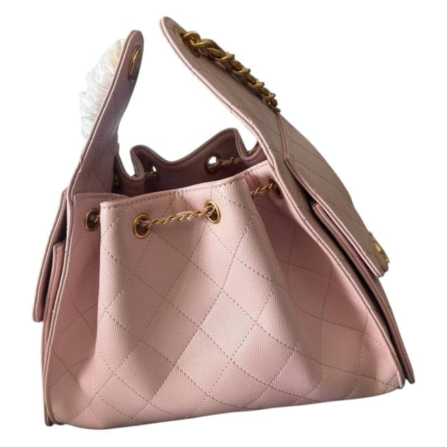 VIP/GWP Pink Top Handle Bag with Gift Bag