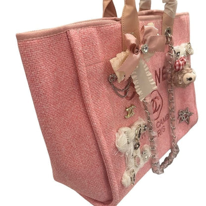 VIP/GWP Pink Deauville Tote Bag with Gift Bag