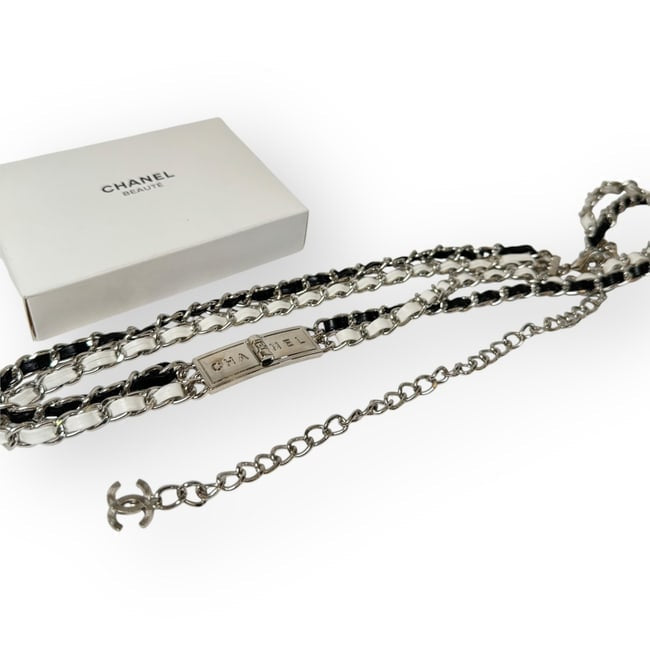 VIP/GWP Silver Chain Belt with Gift Bag