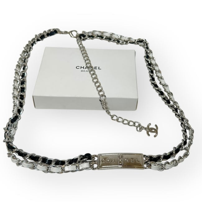VIP/GWP Silver Chain Belt with Gift Bag