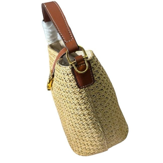 VIP/GWP Gold Logo Woven Bucket Bag