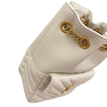 VIP/GWP White Joe Chevron Bucket Bag