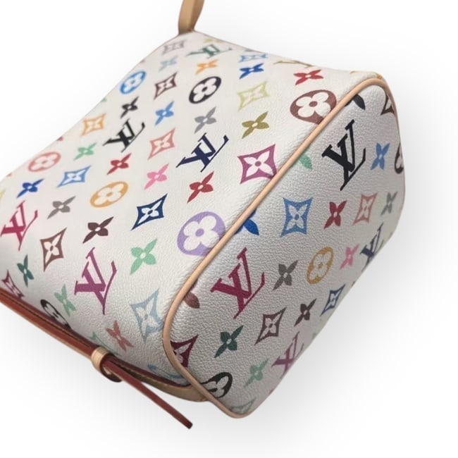 VIP/GWP White BB Monogram Hobo Bag with Box