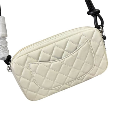VIP/GWP White Quilted Camera Bag with Box