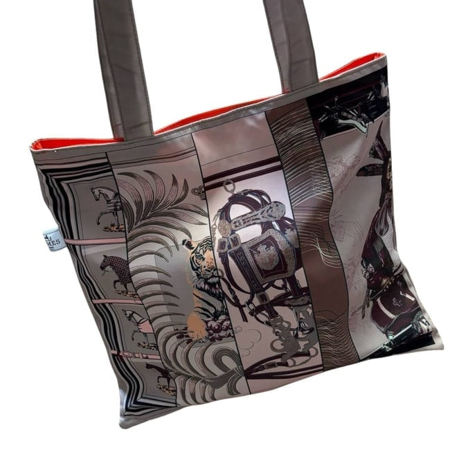 VIP/GWP Monogram Animal Print Tote Bag